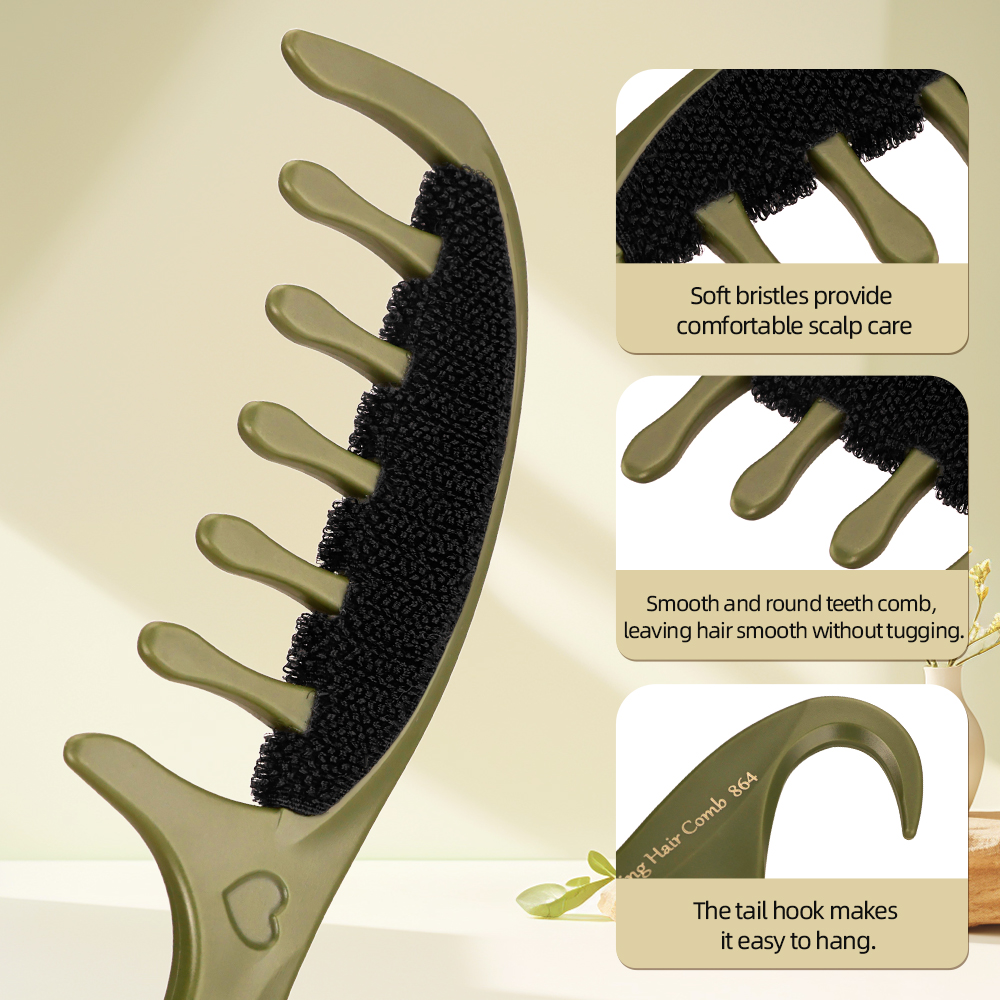 plastic scalp massage comb
